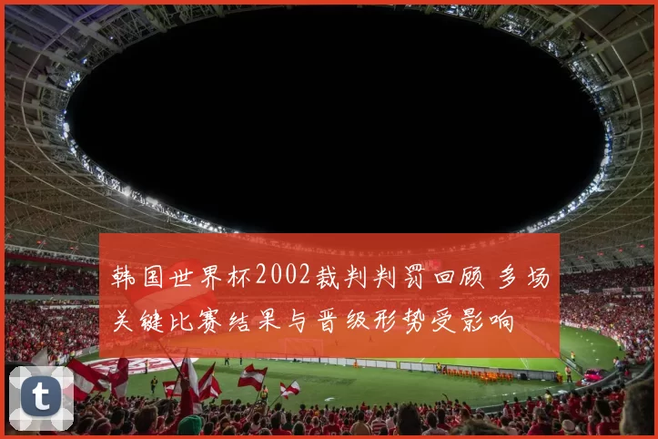 韩国世界杯2002裁判判罚回顾 多场关键比赛结果与晋级形势受影响